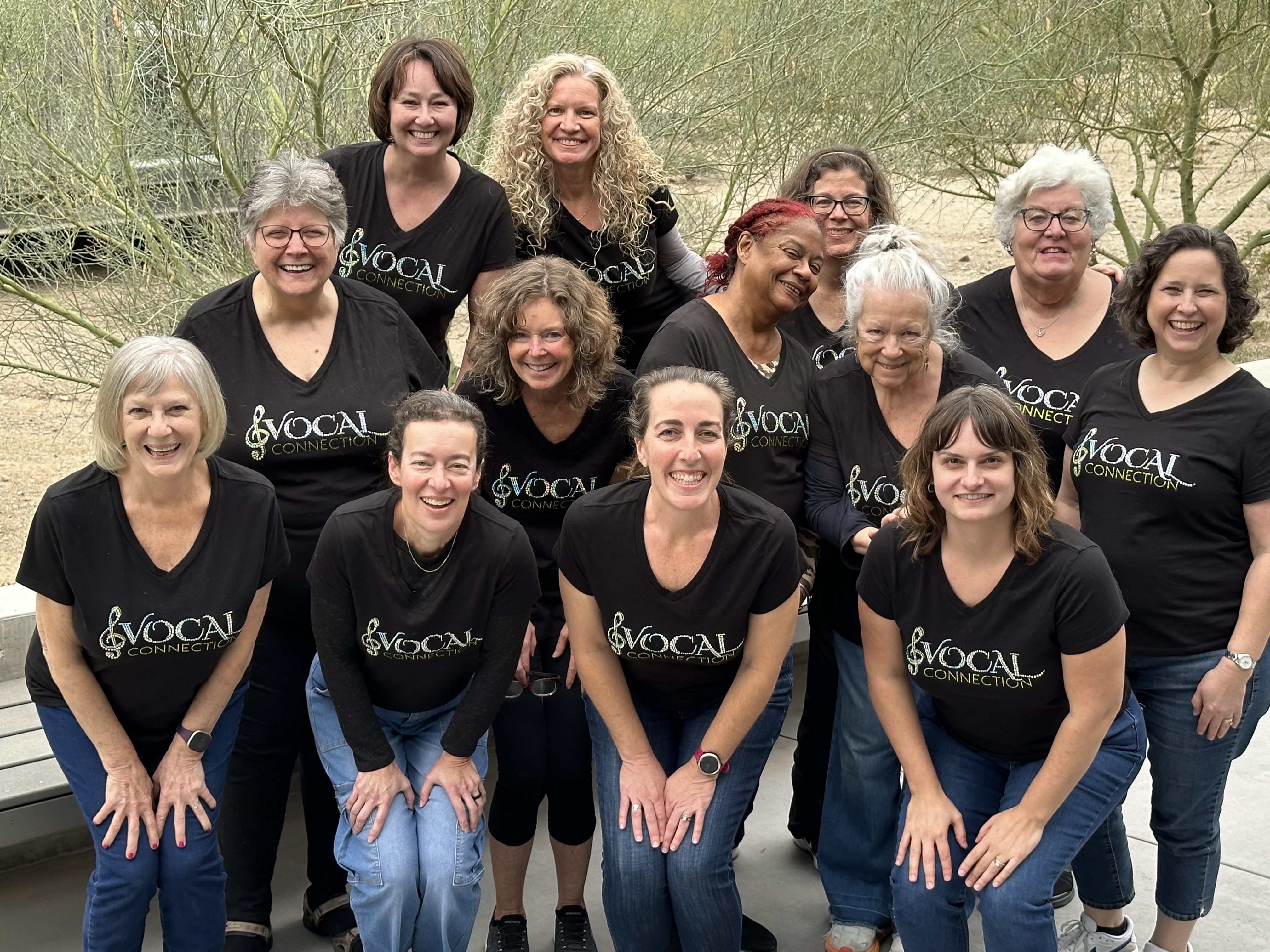 Vocal Connection at our retreat near South Mountain.